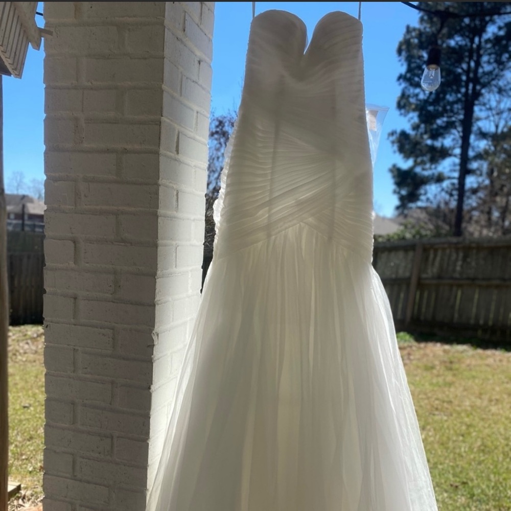 David’s Bridal Mermaid Wedding Dress New W Tags size 2